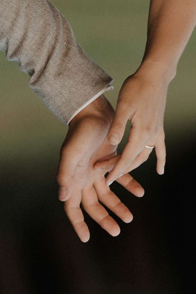 Hochzeit Ring Hand Hochzeitsfotos Details Hochzeitsfotograf