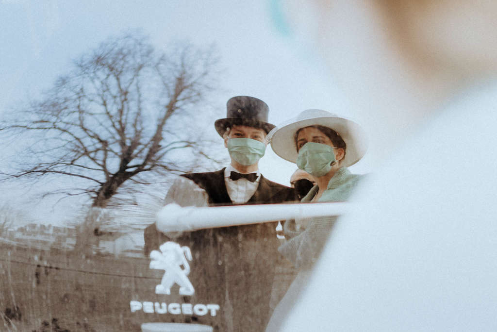 hochzeit maske corona covid heiraten