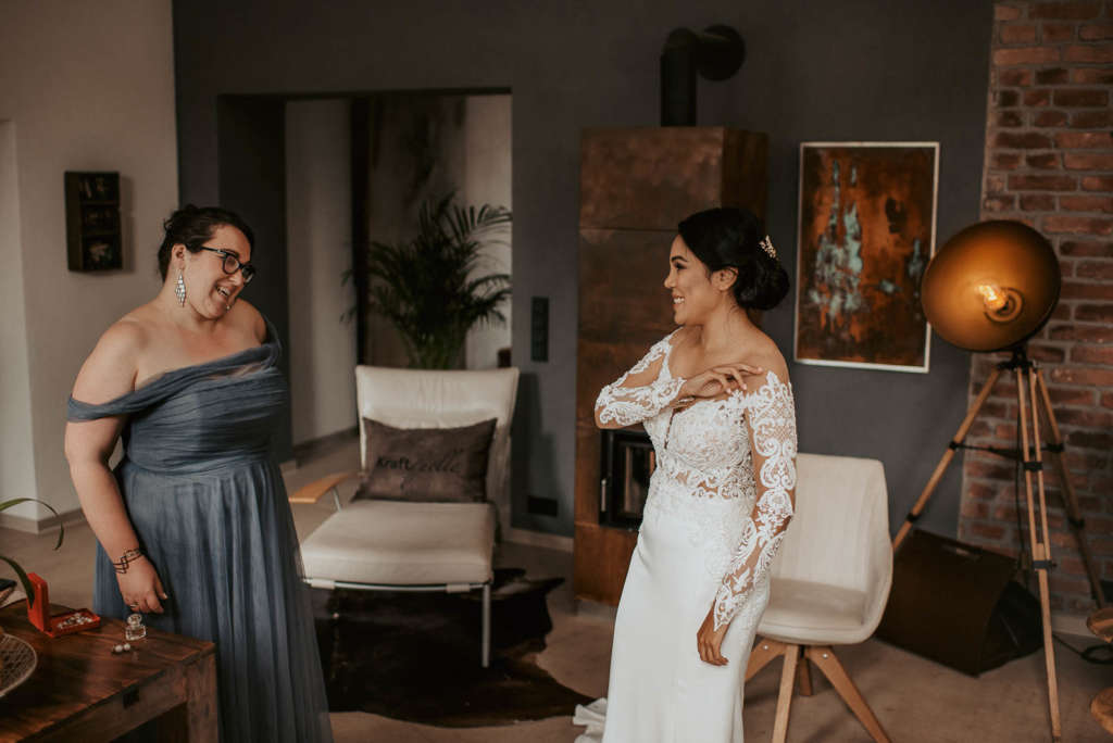 getting ready braut freundin ideen