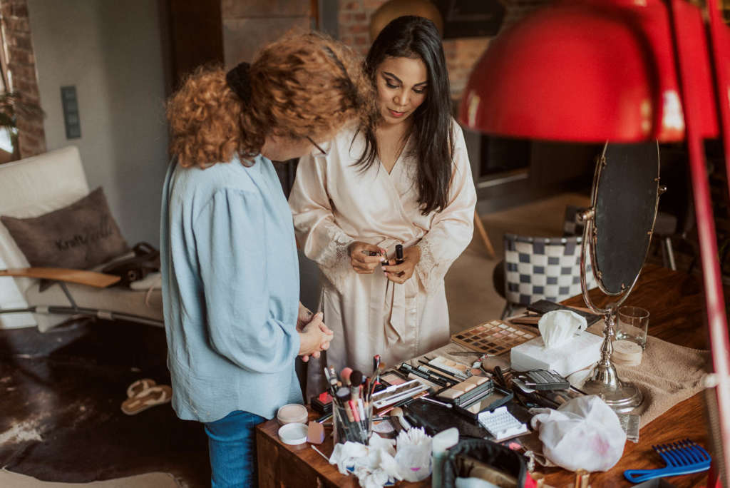 getting ready makeup brautstyling duesseldorf