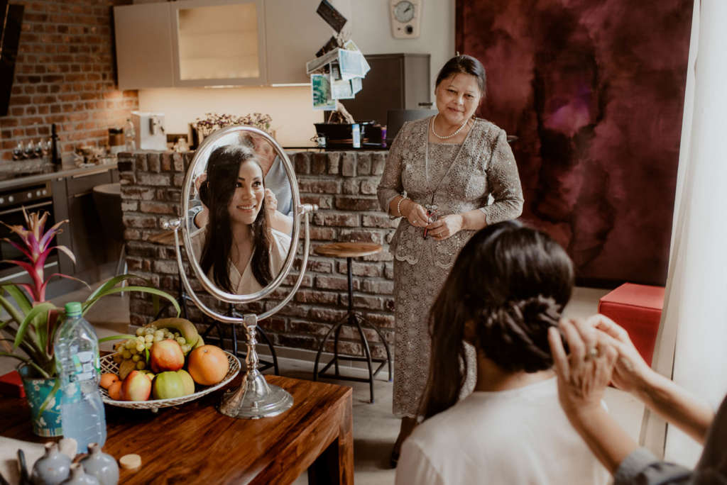 getting ready mit mama hochzeit