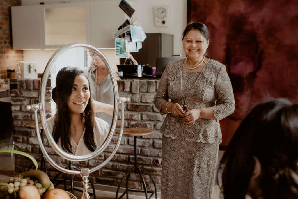 getting ready mit mama hochzeit