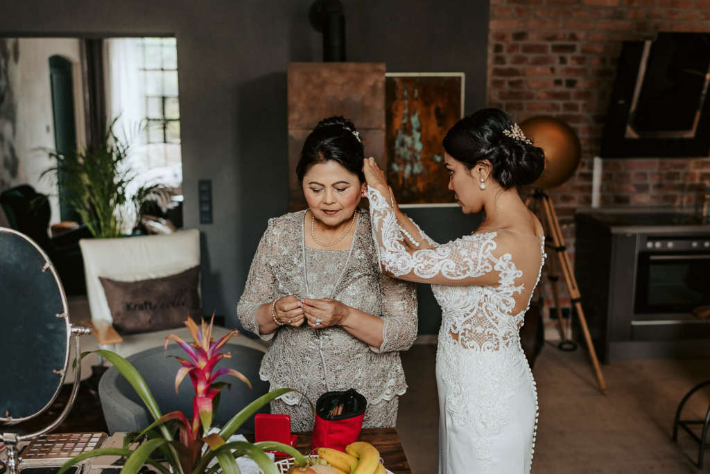 getting ready mit mama hochzeit