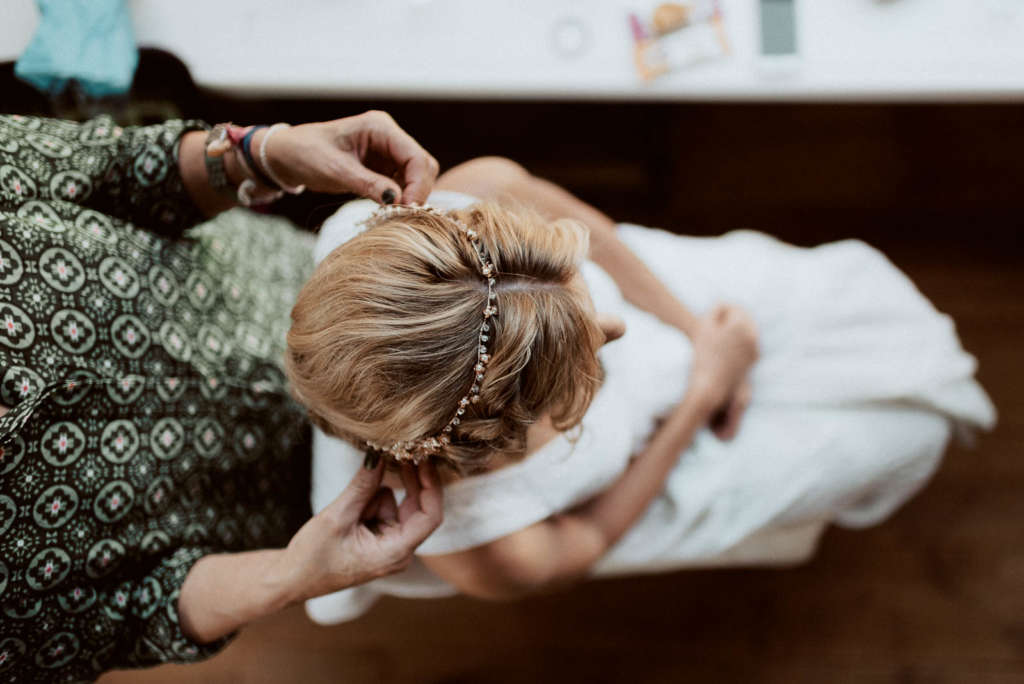 Boho Haarschmuck Sommer Braut