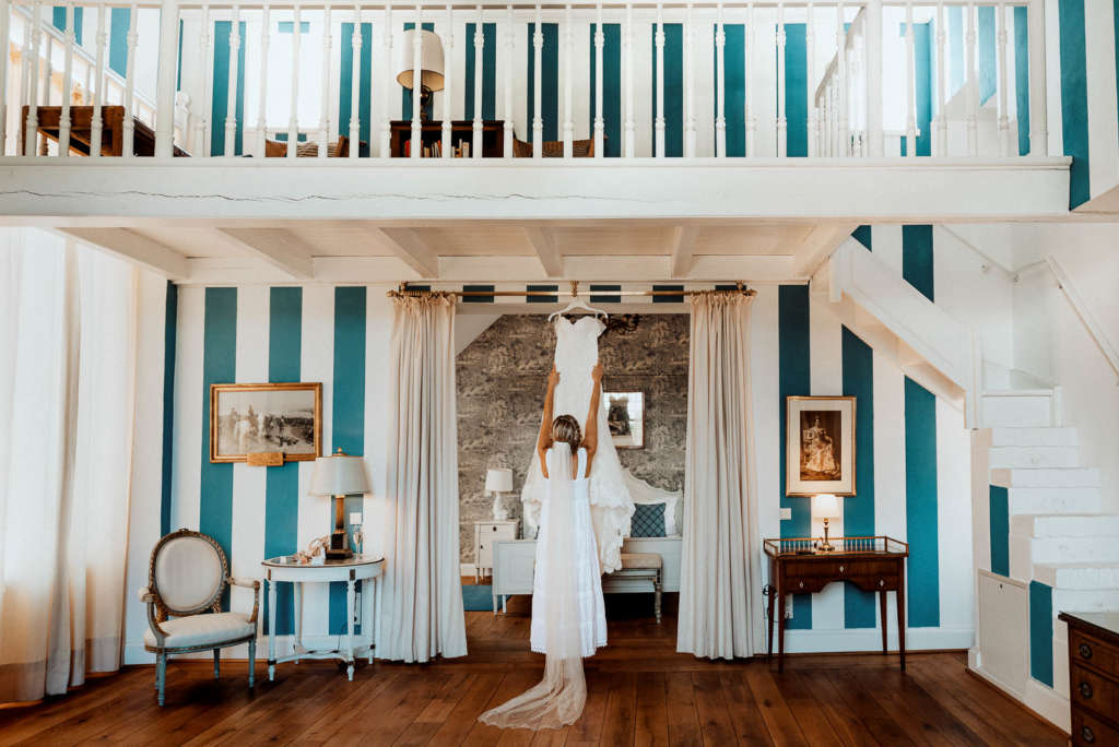 Hochzeitsfotograf Schloss Hertefeld Hochzeit Getting Ready Suite