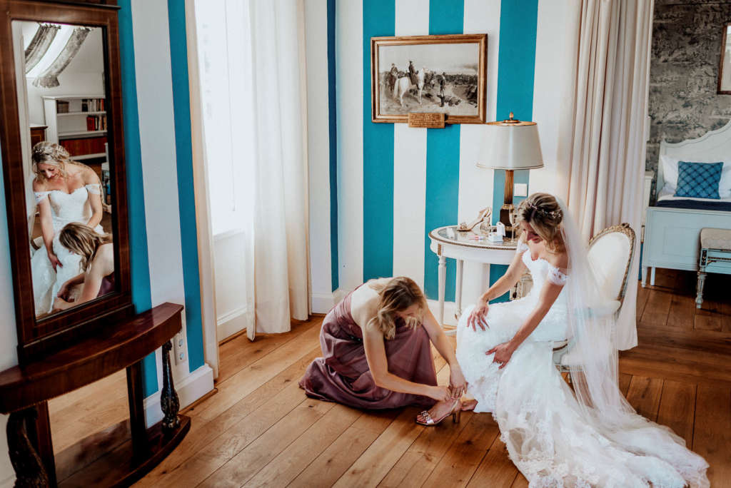 Hochzeitsfotos Vorbereitung der Braut Fotograf