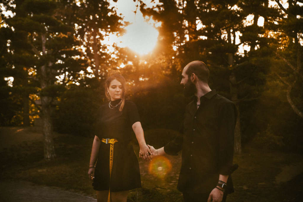 Romantisches Fotoshooting zur Verlobung