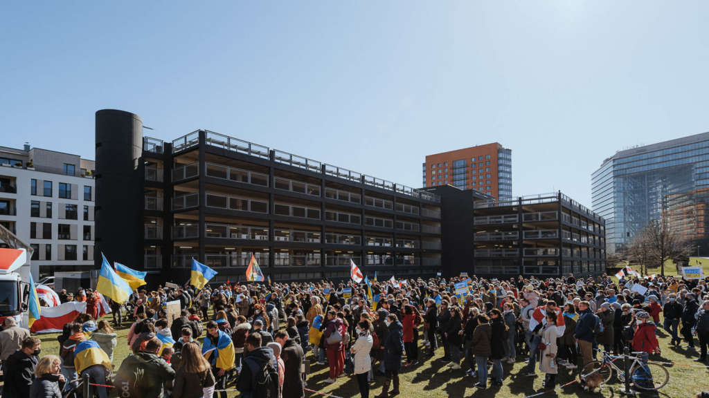 Friedensmarsch Ukraine Duesseldorf 19 03 2022 Demo 001