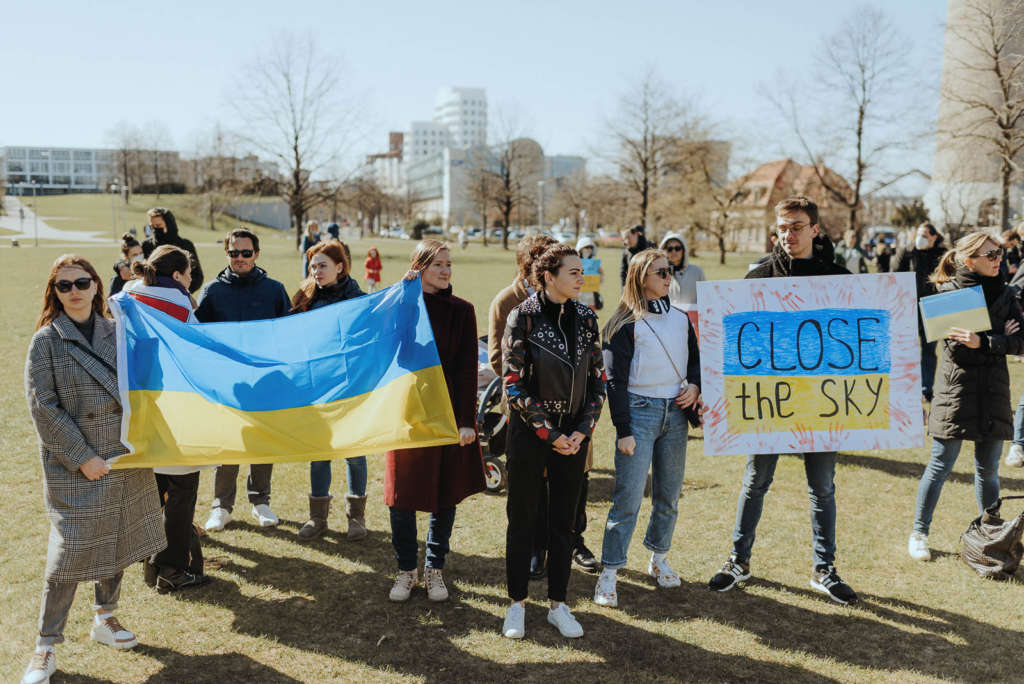 Friedensmarsch Ukraine Duesseldorf 19 03 2022 Demo 019