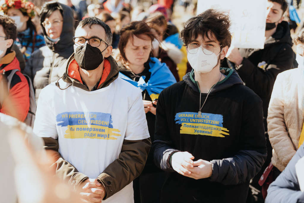 Friedensmarsch Ukraine Duesseldorf 19 03 2022 Demo 044
