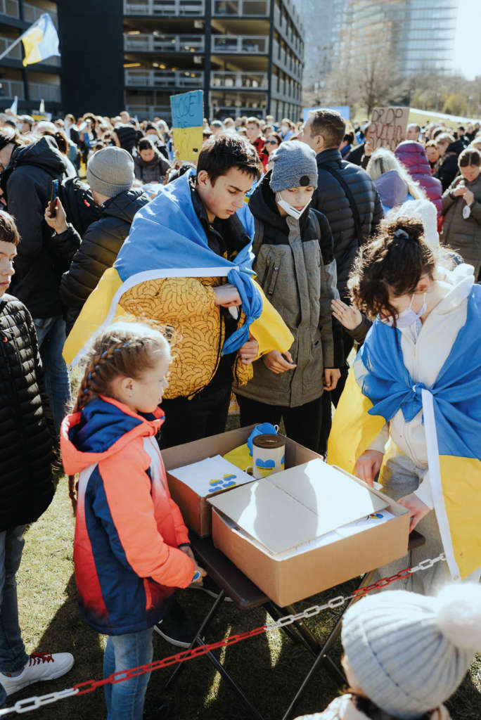 Friedensmarsch Ukraine Duesseldorf 19 03 2022 Demo 046