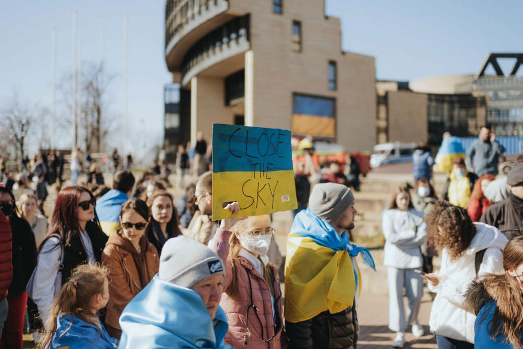 Friedensmarsch Ukraine Duesseldorf 19 03 2022 Demo 048