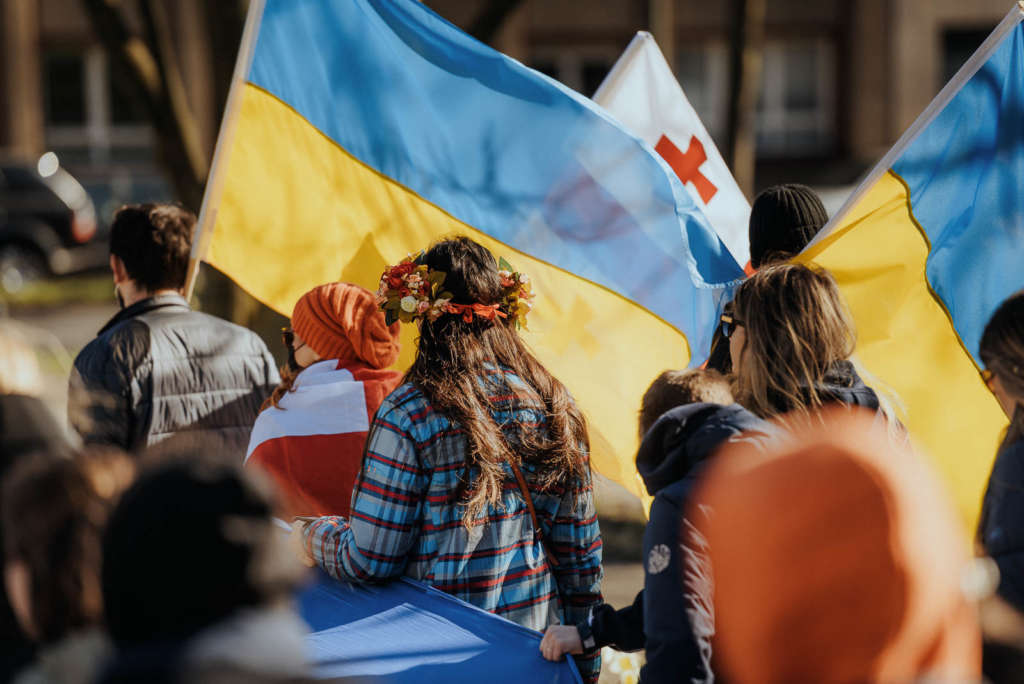 Friedensmarsch Ukraine Duesseldorf 19 03 2022 Demo 055