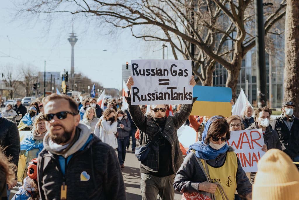 Friedensmarsch Ukraine Duesseldorf 19 03 2022 Demo 067