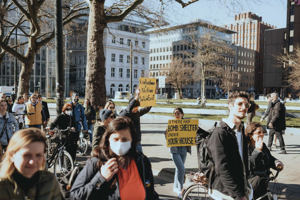 Friedensmarsch Ukraine Duesseldorf 19 03 2022 Demo 076